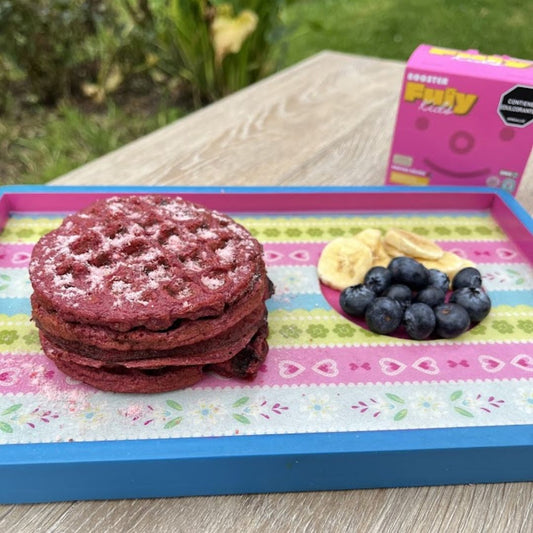 WAFFLES DE REMOLACHA ESTILO RED VELVET 🧇