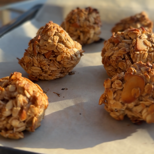 GALLETAS DE AVENA Y MANZANA🥣