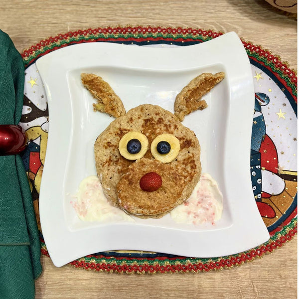 Pancake de reno navideño 🧑‍🎄